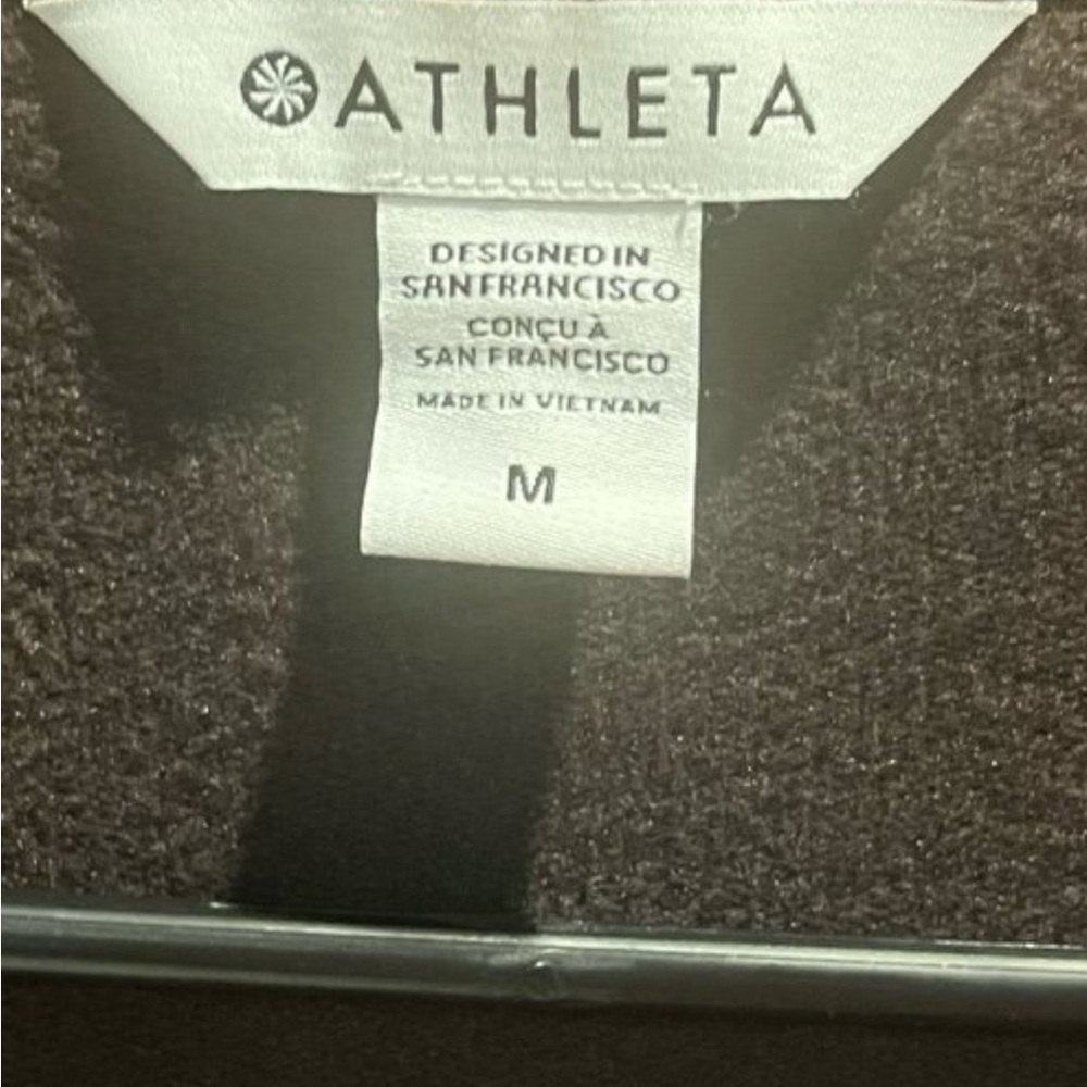 ATHLETA Walnut Brown Purana Wrap Hoodie Size Medium - Picture 7 of 7